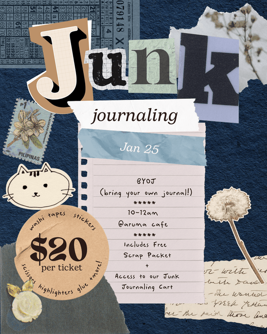 Kinkan Gifts Ticket Junk Journaling Class - Jan 25