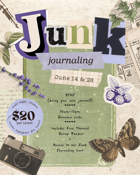 Kinkan Gifts Ticket Junk Journaling Class - June 14