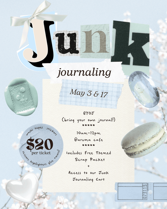 Kinkan Gifts Ticket Junk Journaling Class - May 17
