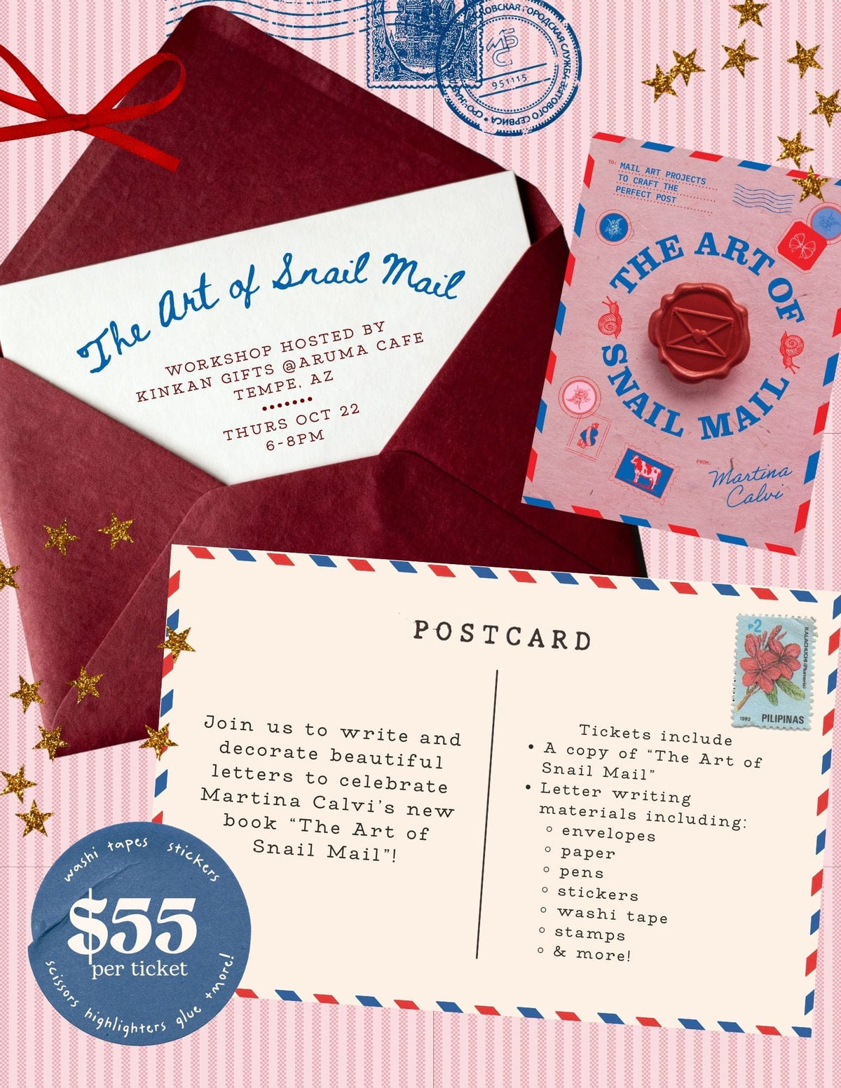 Kinkan Gifts Ticket The Art Of Snail Mail - Letterwriting Workshop & Book Launch!
