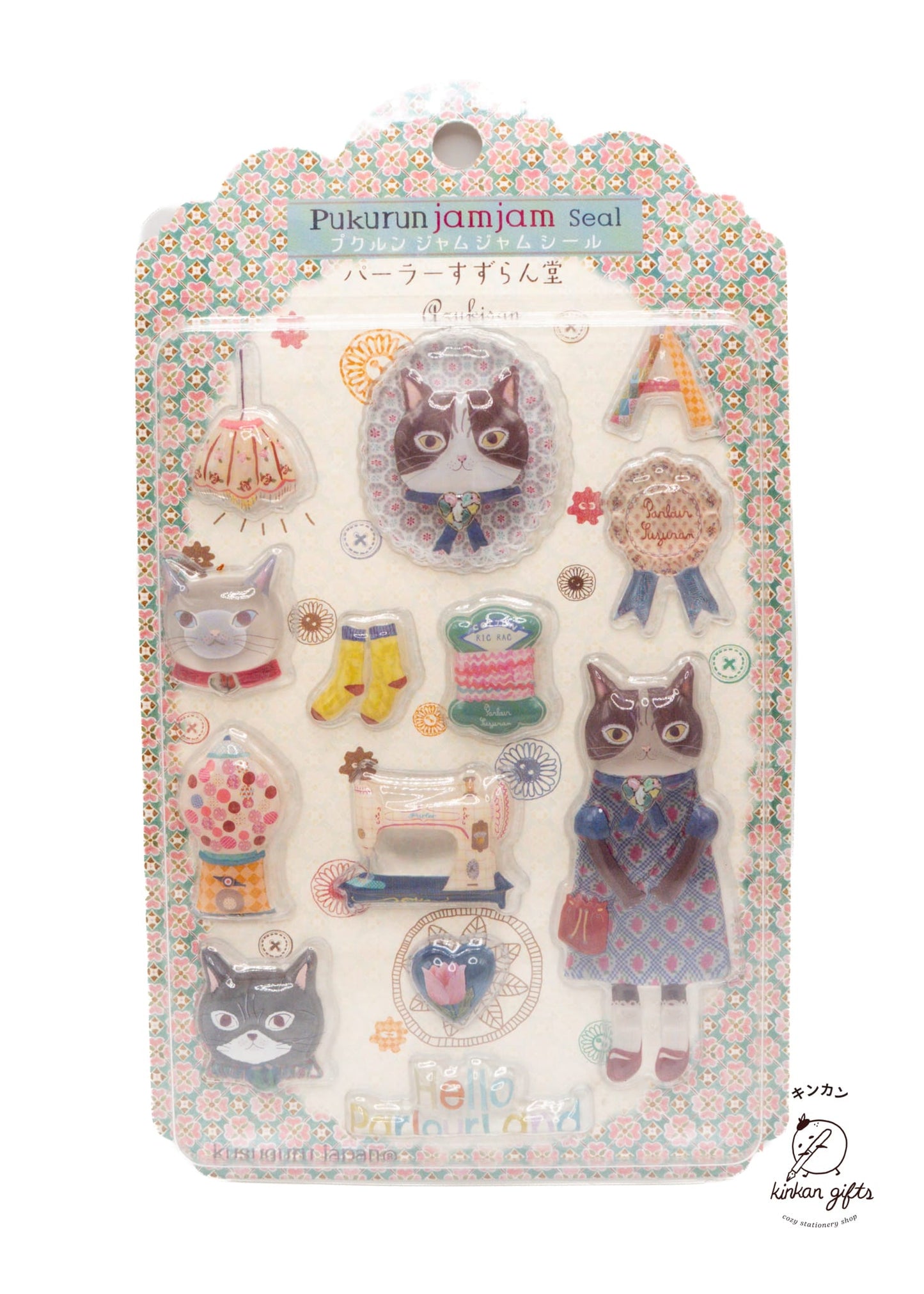 Kusuguru Japan Co., Ltd. Decorative Stickers Azukisan Kusuguru Japan - Pukurun Jam Jam Seal