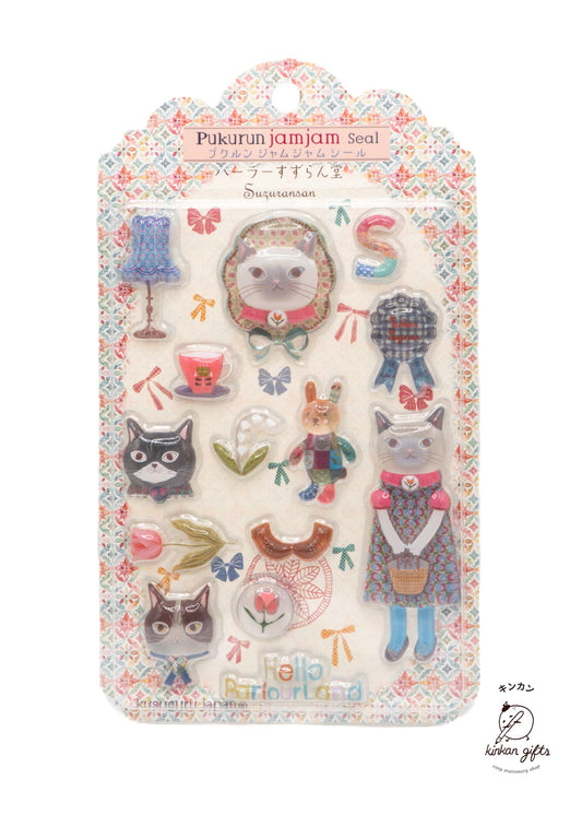 Kusuguru Japan Co., Ltd. Decorative Stickers Suzuransan Kusuguru Japan - Pukurun Jam Jam Seal