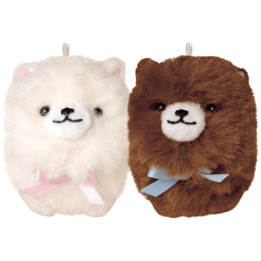 LIG Keychains Magnetic Pomeranian Plush Keychain