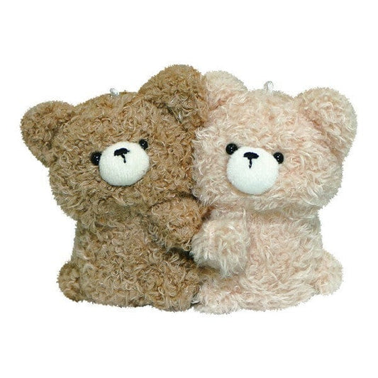 LIG Keychains Magnetic Teddy Duo Plush Keychain