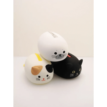 LIHIT LAB. Pen & Pencil Cases Mini Silicone Animal Pouch