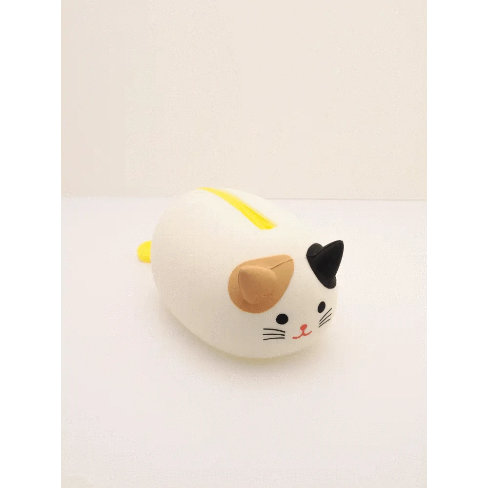 LIHIT LAB. Pen & Pencil Cases Spotted Cat Mini Silicone Animal Pouch