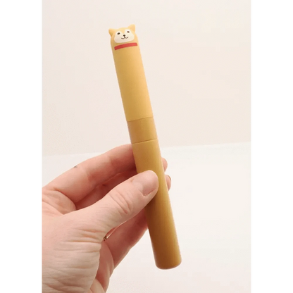 LIHIT LAB. Scissors PuniLabo Cute Animal Stick-Type Scissors