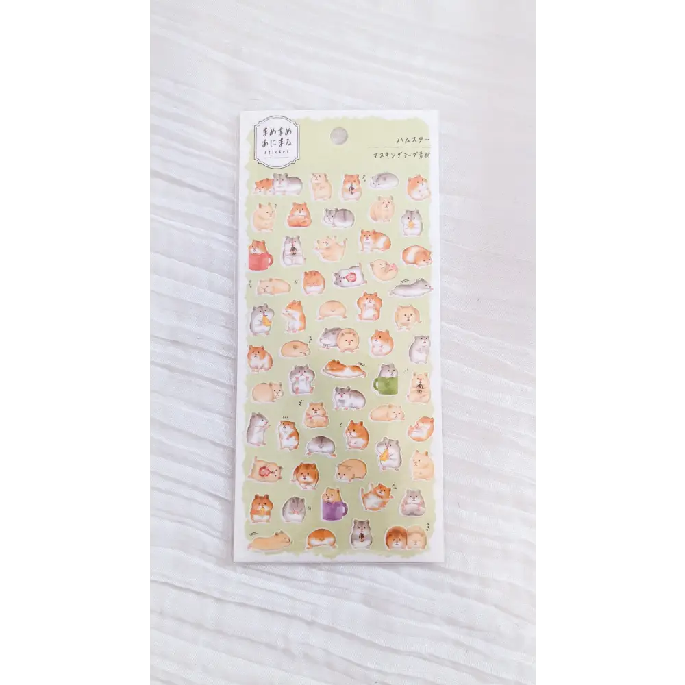 MIND WAVE 80947 Hamster. Mame-Mame Animal Sticker Sheet