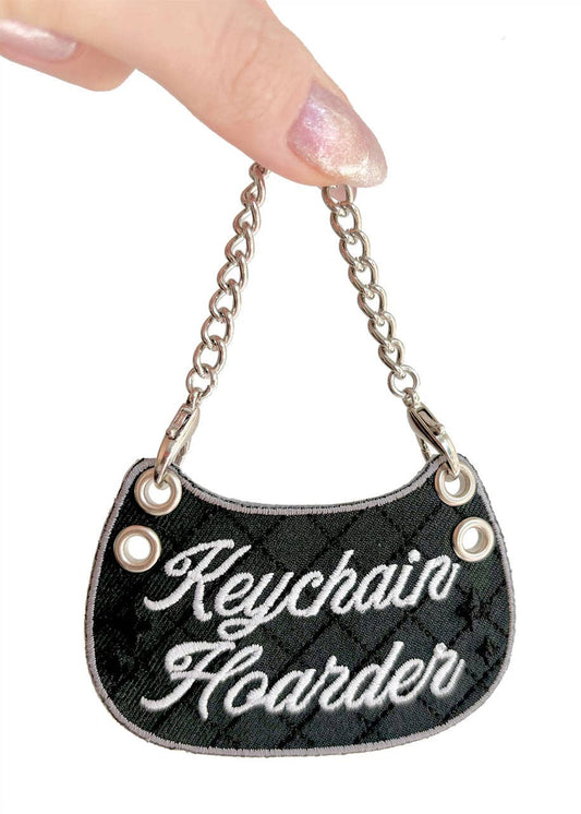 Maobabie Keychain Hoarder Purse Embroidered Keychain