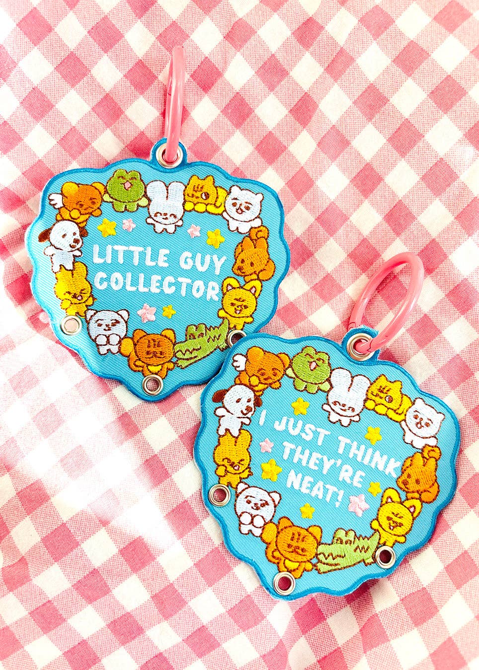 Maobabie Little Guy Collector Embroidered Keychain