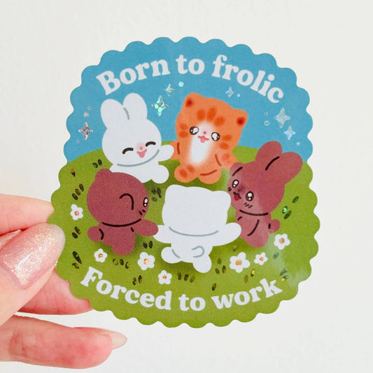Maobabie Vinyl Sticker - Born to Frolic