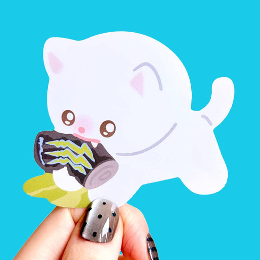 Maobabie Vinyl Sticker - Energy Drink Cat