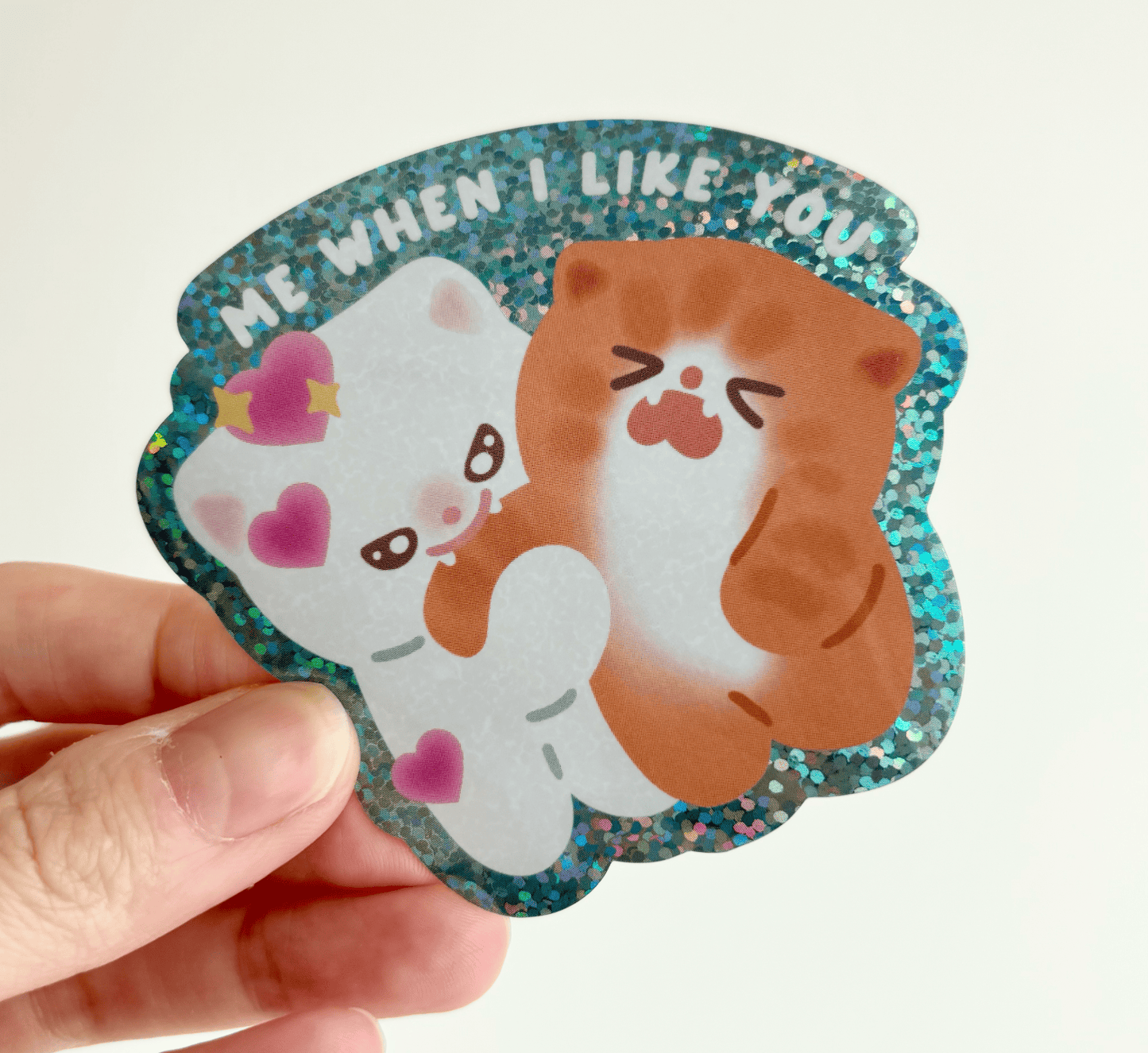 Maobabie Vinyl Sticker - Me When I Like You