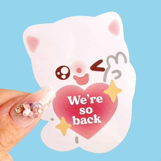 Maobabie Vinyl Sticker - We're so Back