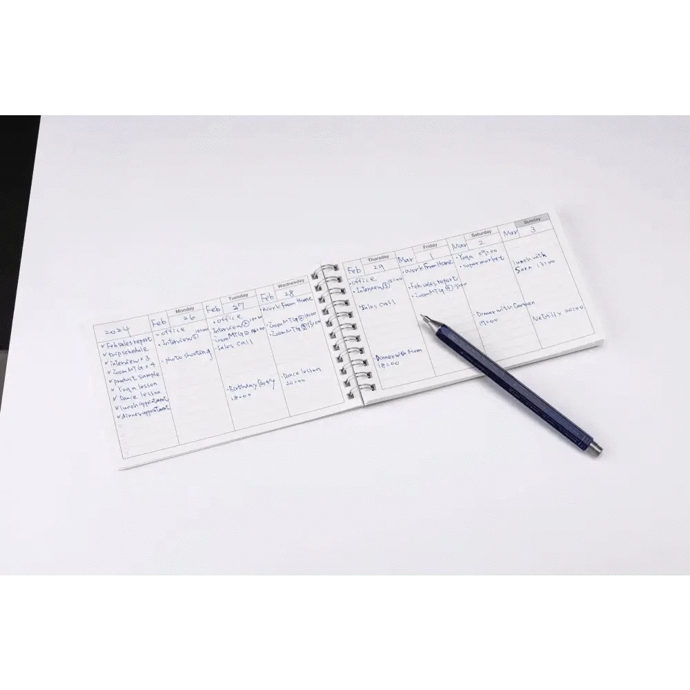 MARK'S Inc. Calendars, Organizers & Planners Dayfree Weekly Schedule