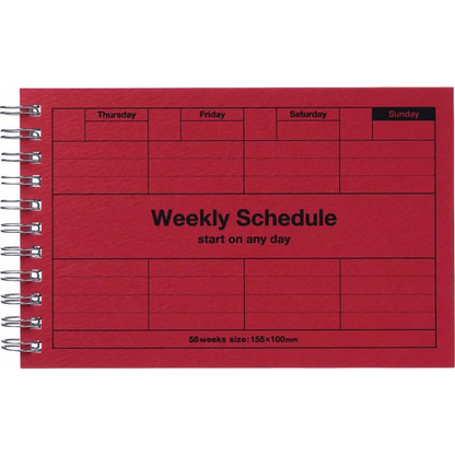 MARK'S Inc. Calendars, Organizers & Planners Dayfree Weekly Schedule