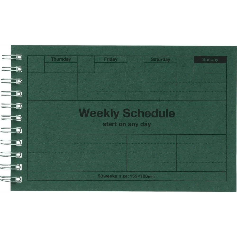 MARK'S Inc. Calendars, Organizers & Planners Dayfree Weekly Schedule