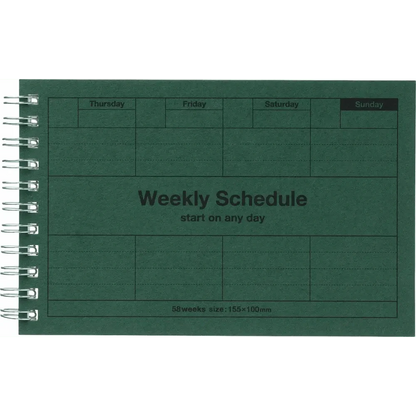 MARK'S Inc. Calendars, Organizers & Planners Dayfree Weekly Schedule