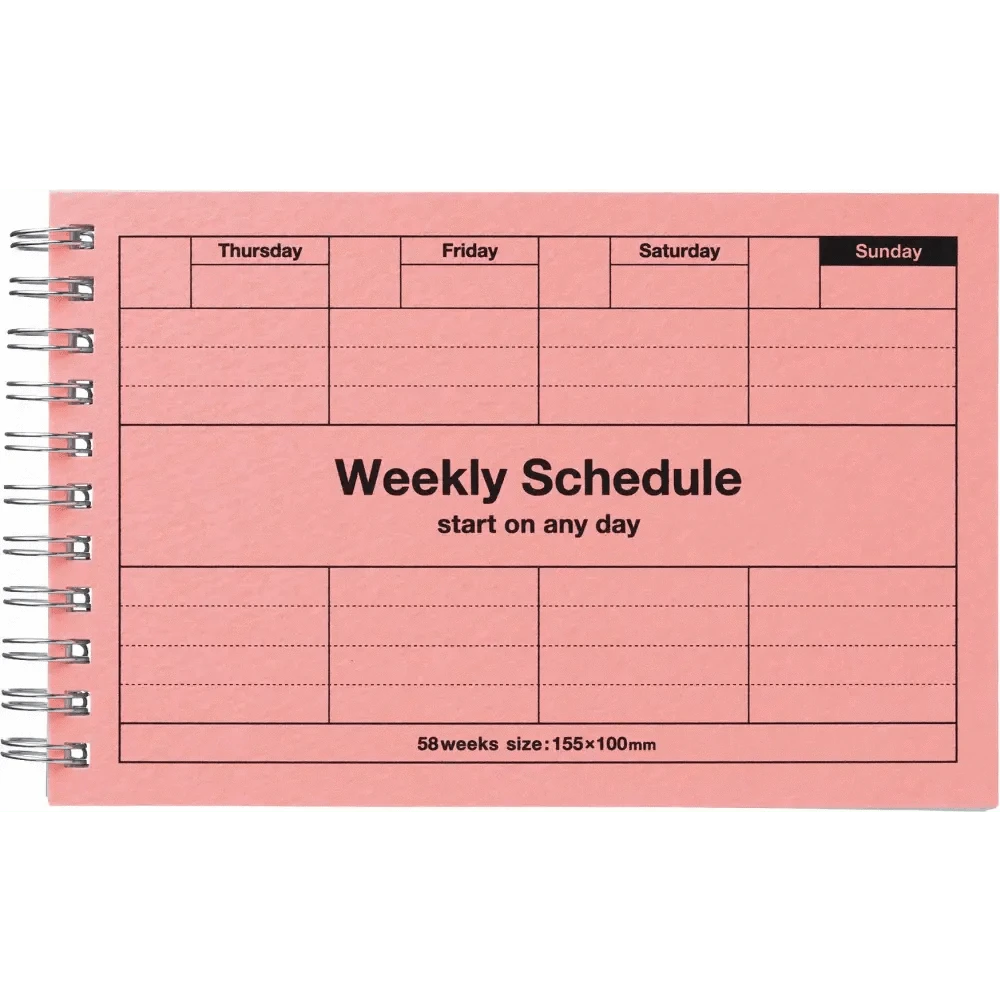 MARK'S Inc. Calendars, Organizers & Planners Dayfree Weekly Schedule