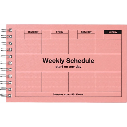 MARK'S Inc. Calendars, Organizers & Planners Dayfree Weekly Schedule