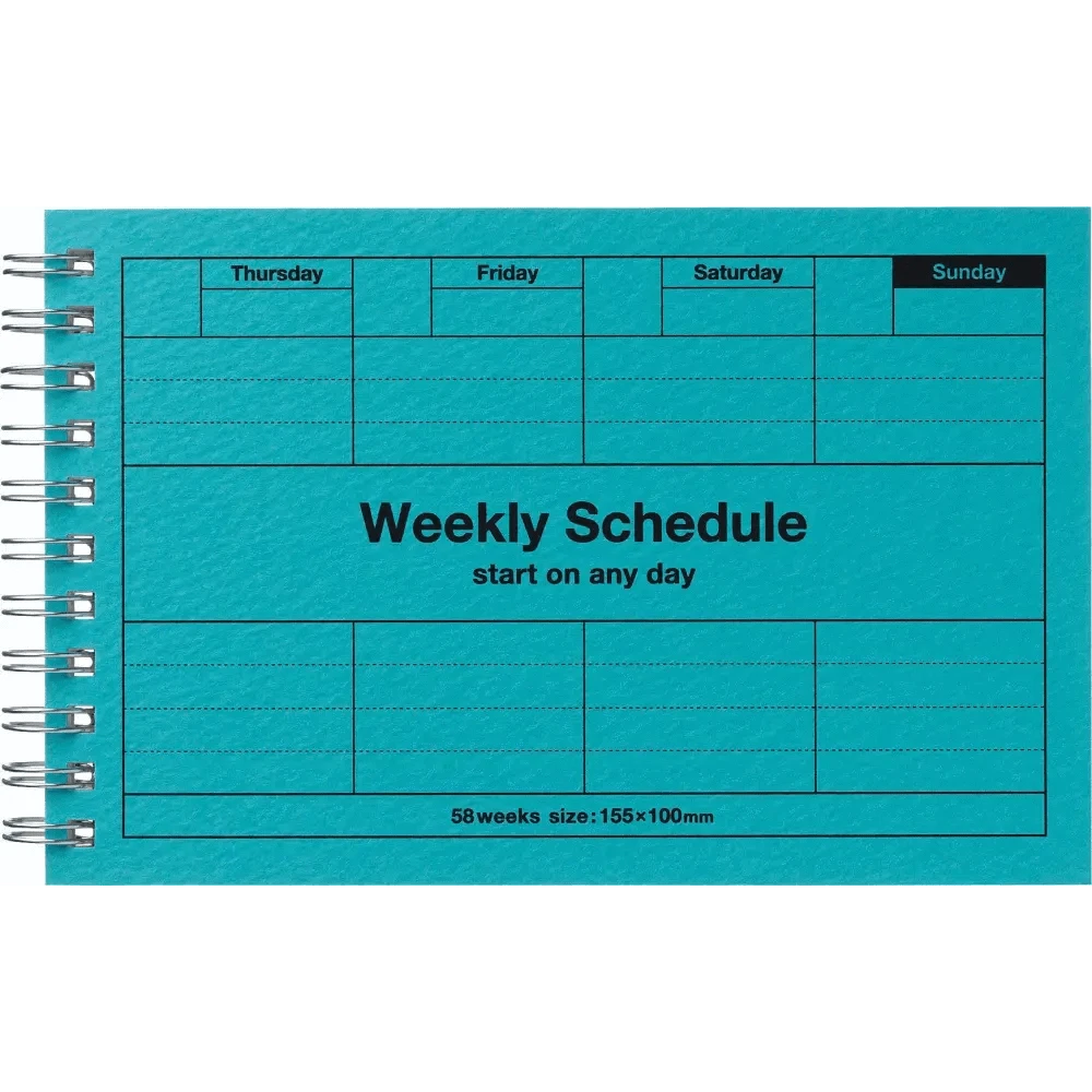 MARK'S Inc. Calendars, Organizers & Planners Dayfree Weekly Schedule