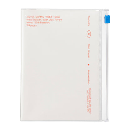 MARK'S Inc. Calendars, Organizers & Planners Ivory Undated 2 days per page Clear Slid Zipper