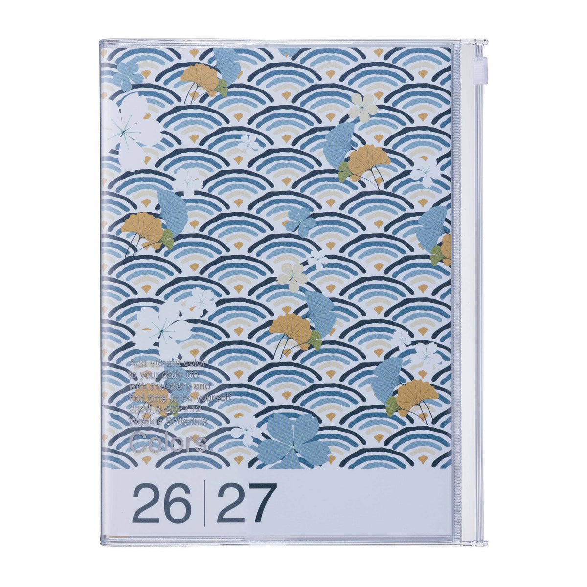 MARK'S Inc. Illustration Flower Weekly Vertical Planner 2027 – Premium Paper (A5)