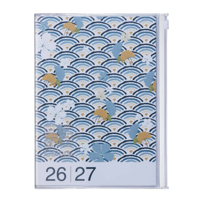 MARK'S Inc. Illustration Flower Weekly Vertical Planner 2027 – Premium Paper (A5)