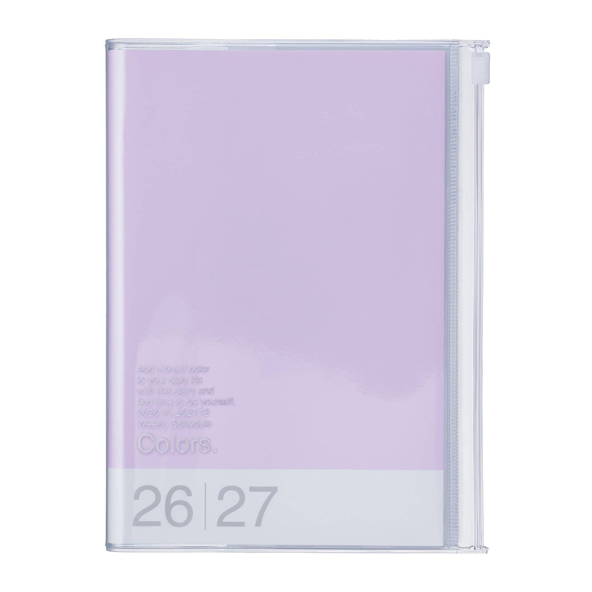 MARK'S Inc. Japan Birds Purple Weekly Vertical Planner 2027 – Premium Paper (B6)