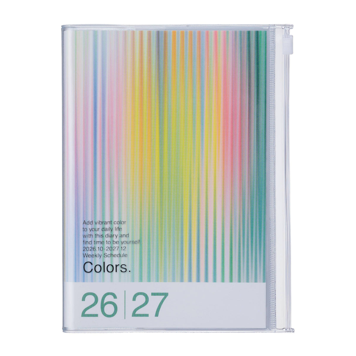 MARK'S Inc. Japan Birds Purple Weekly Vertical Planner 2027 – Premium Paper (B6)