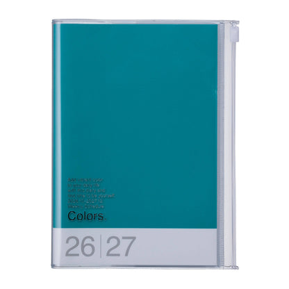 MARK'S Inc. Japan Birds Purple Weekly Vertical Planner 2027 – Premium Paper (B6)
