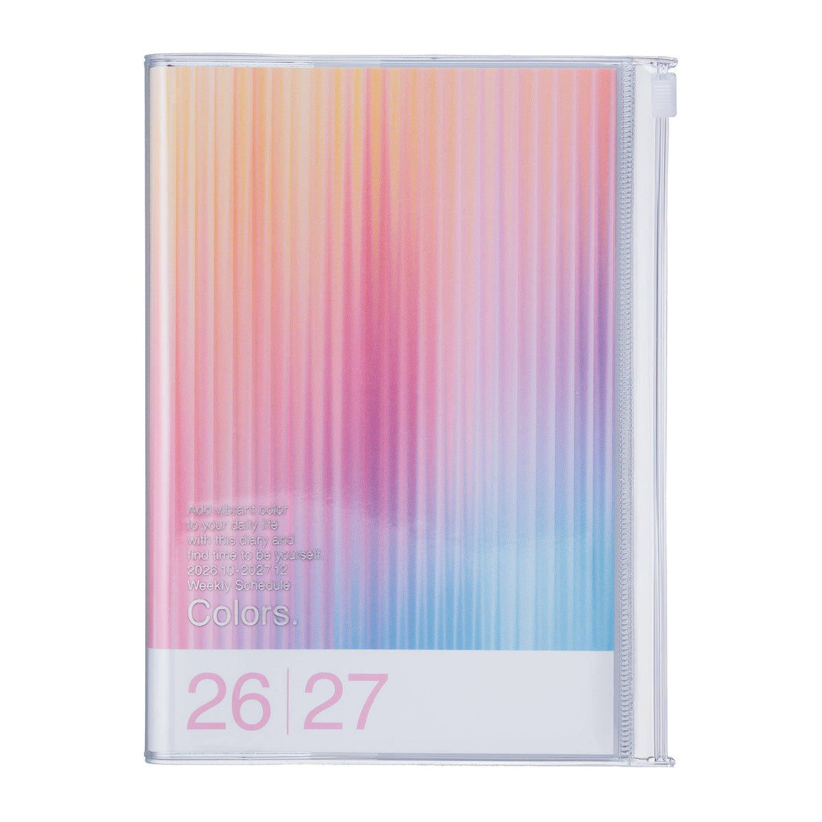 MARK'S Inc. Japan Birds Purple Weekly Vertical Planner 2027 – Premium Paper (B6)