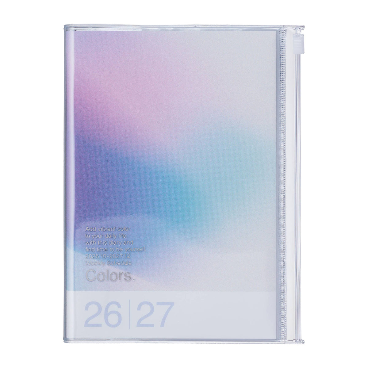 MARK'S Inc. Japan Birds Purple Weekly Vertical Planner 2027 – Premium Paper (B6)