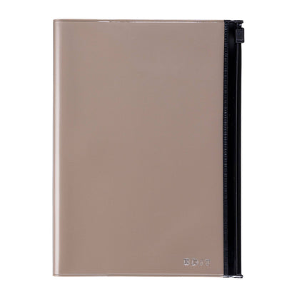 MARK'S Inc. Light Latte Grid Notebook B6 with PVC Cover / EDiT