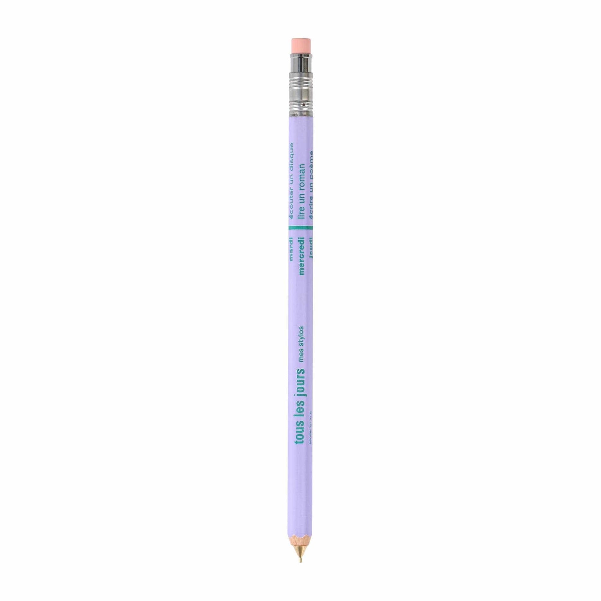MARK'S Inc. Mechanical Pencils Light Purple MARK'STYLE - Mechanical Pencil with Eraser