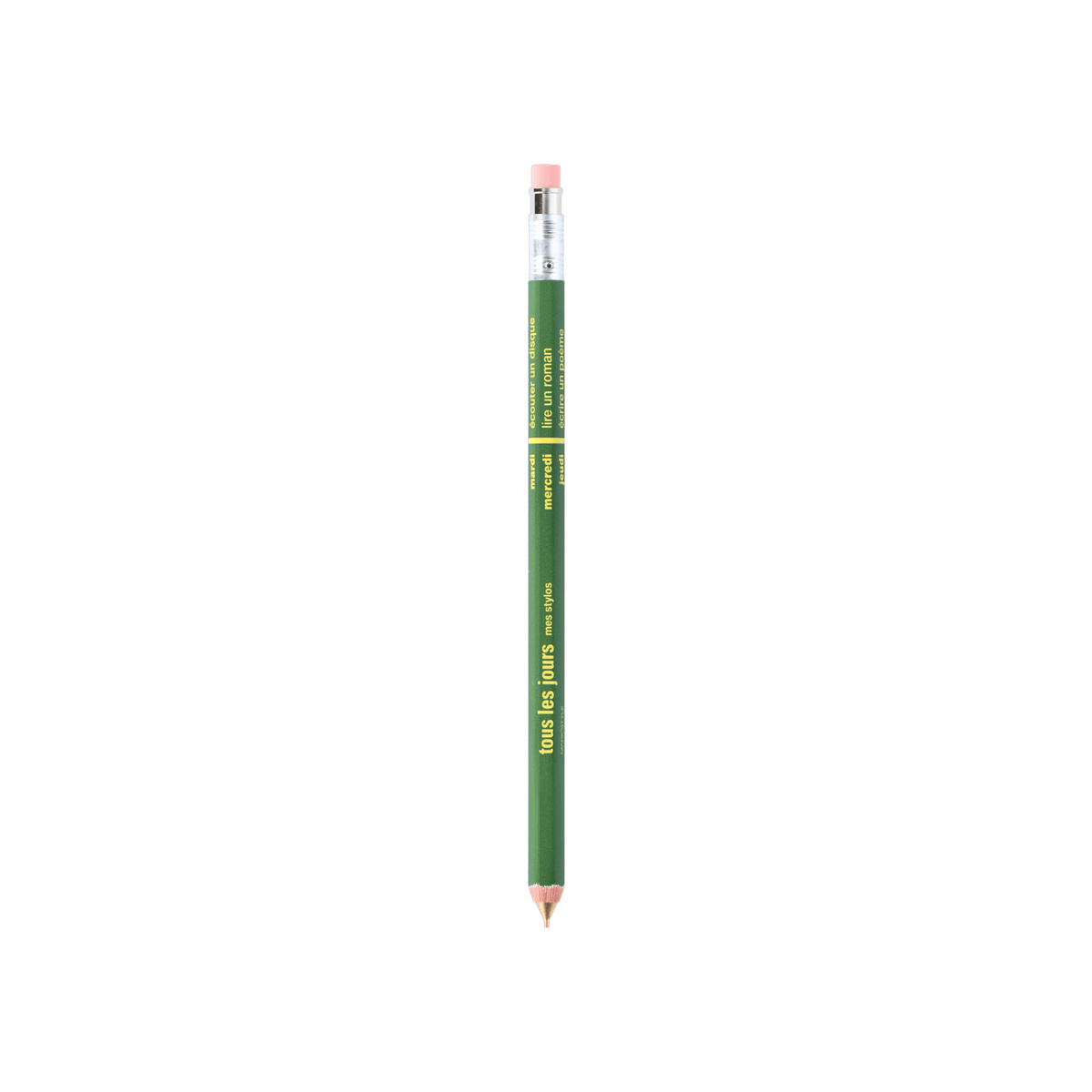 MARK'S Inc. Mechanical Pencils Olive Green MARK'STYLE - Mechanical Pencil with Eraser
