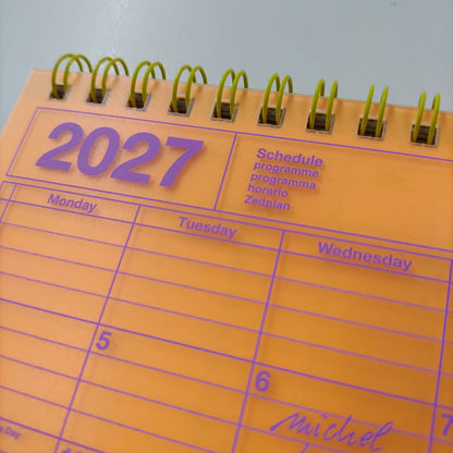 MARK'S Inc. Notebook Calendar 2027 – Monthly Planner with Notes (B6 / S)