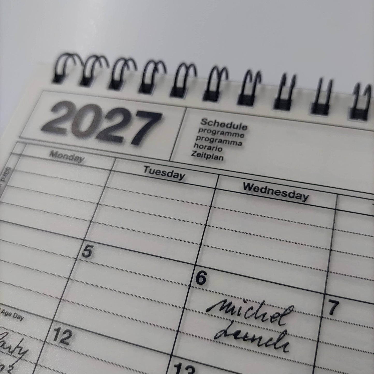 MARK'S Inc. Notebook Calendar 2027 – Monthly Planner with Notes (B6 / S)