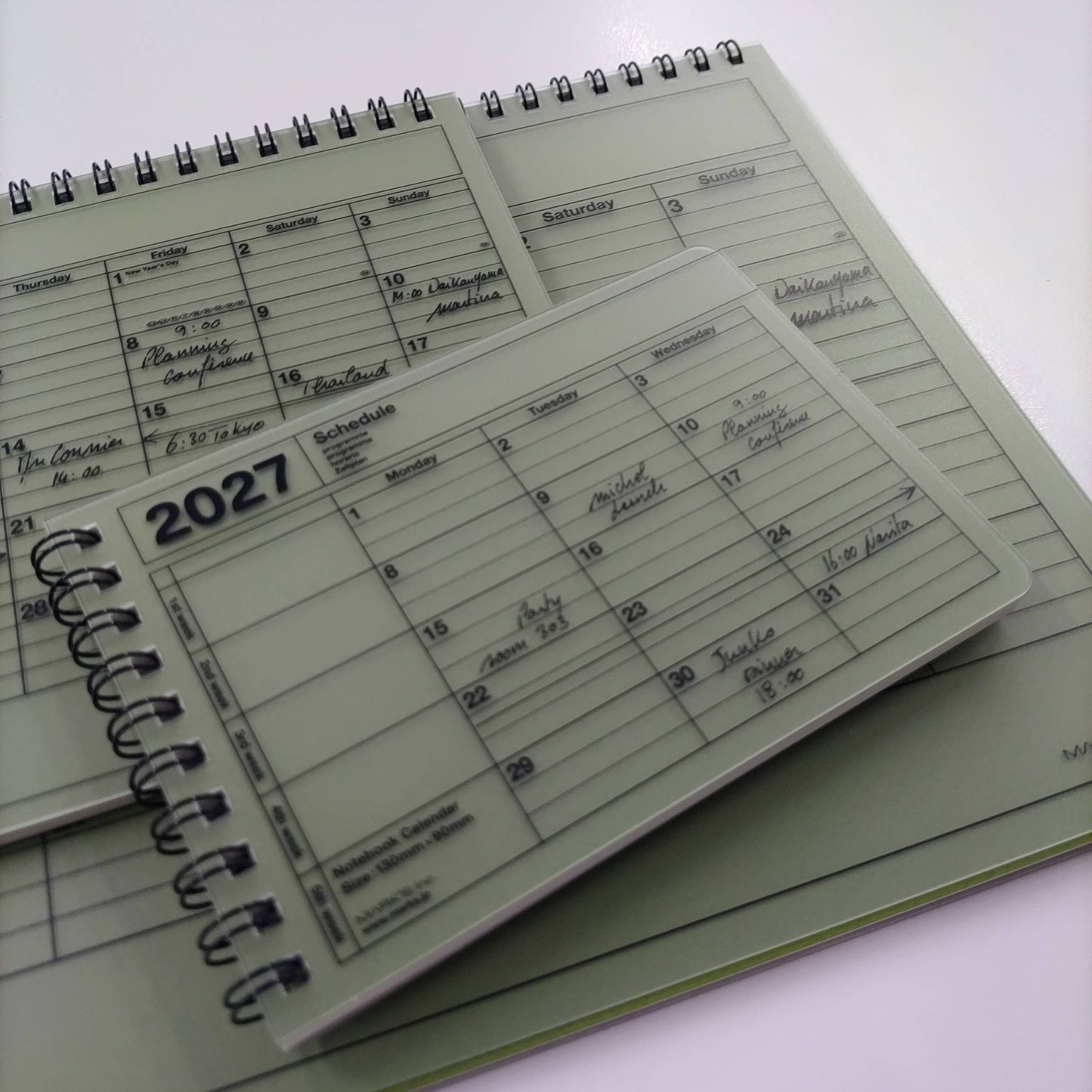 MARK'S Inc. Notebook Calendar 2027 – Monthly Planner with Notes (B6 / S)