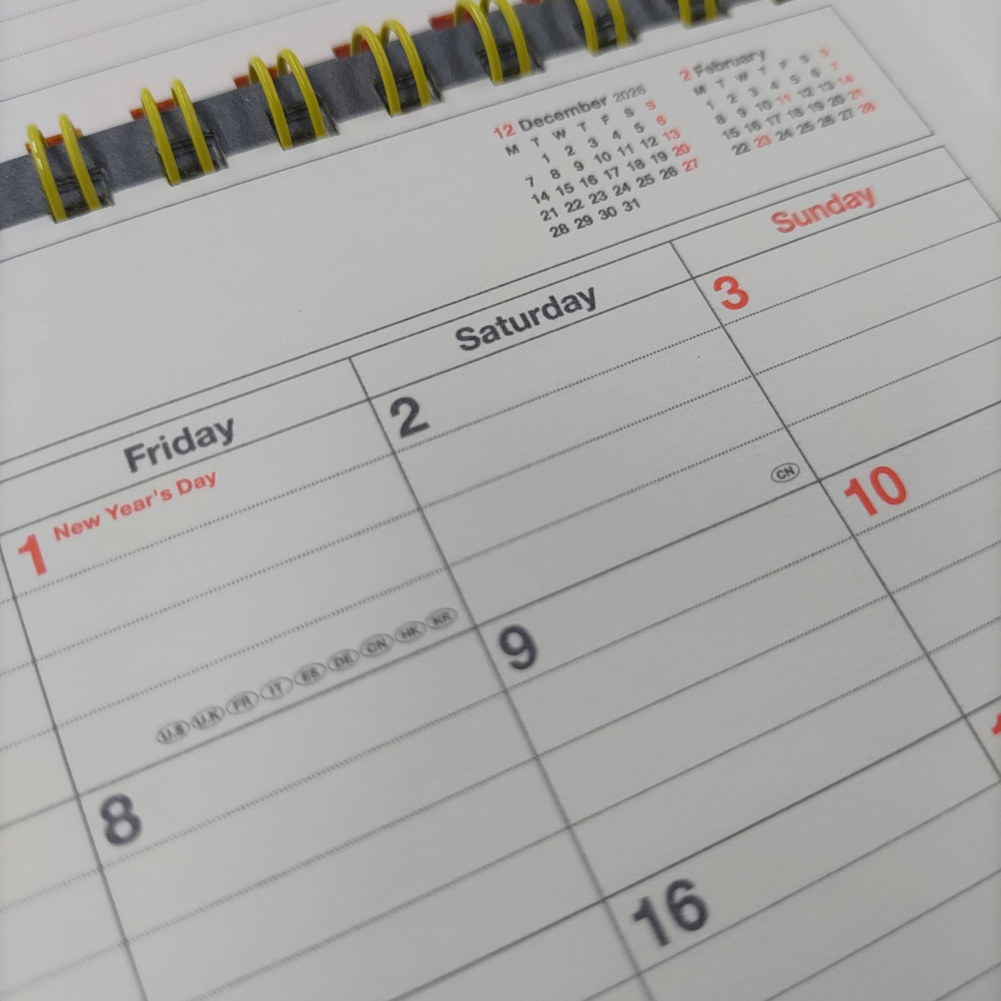 MARK'S Inc. Notebook Calendar 2027 – Monthly Planner with Notes (B6 / S)