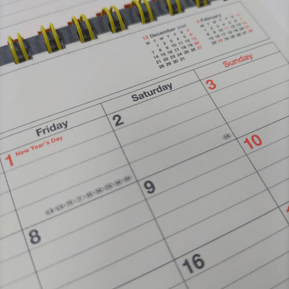 MARK'S Inc. Notebook Calendar 2027 – Monthly Planner with Notes (B6 / S)