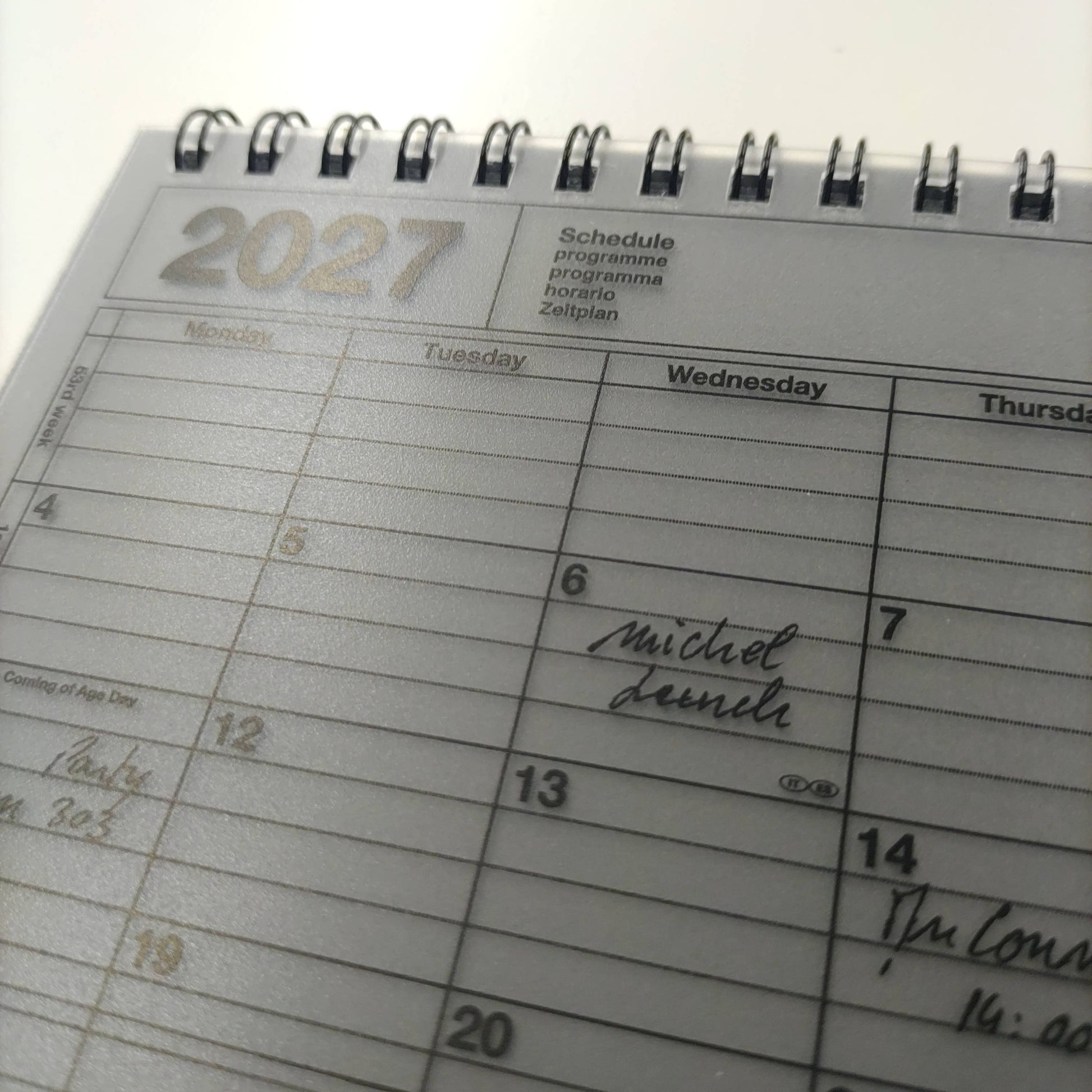 MARK'S Inc. Notebook Calendar 2027 – Monthly Planner with Notes (B6 / S)