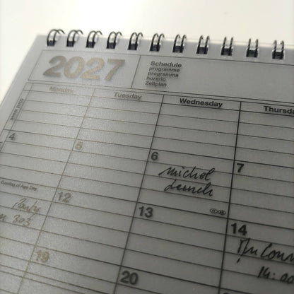 MARK'S Inc. Notebook Calendar 2027 – Monthly Planner with Notes (B6 / S)