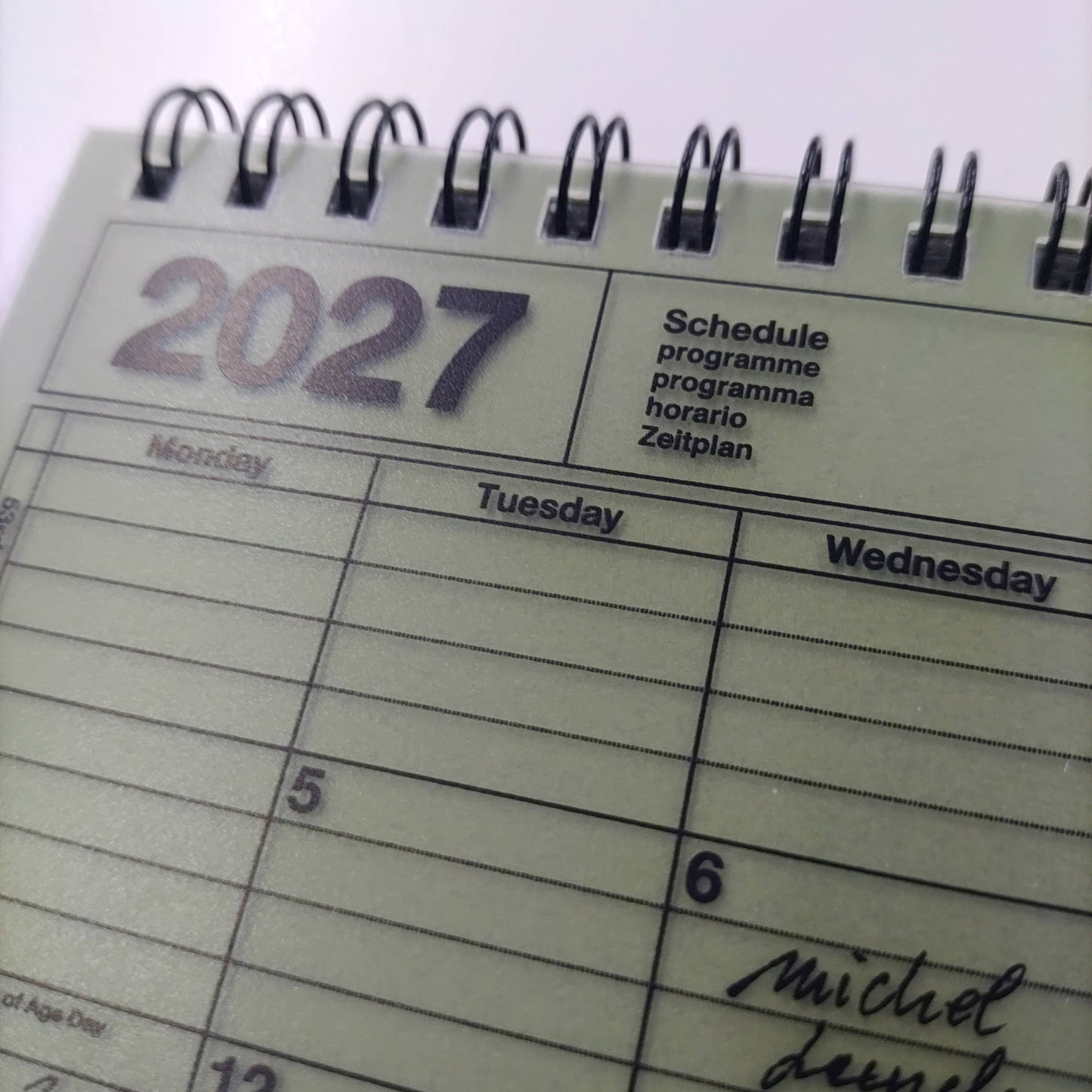 MARK'S Inc. Notebook Calendar 2027 – Monthly Planner with Notes (B6 / S)