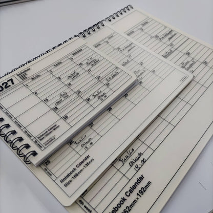 MARK'S Inc. Notebook Calendar 2027 – Monthly Planner with Notes (B6 / S)