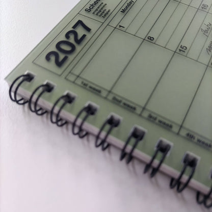 MARK'S Inc. Notebook Calendar 2027 – Monthly Planner with Notes (B6 / S)