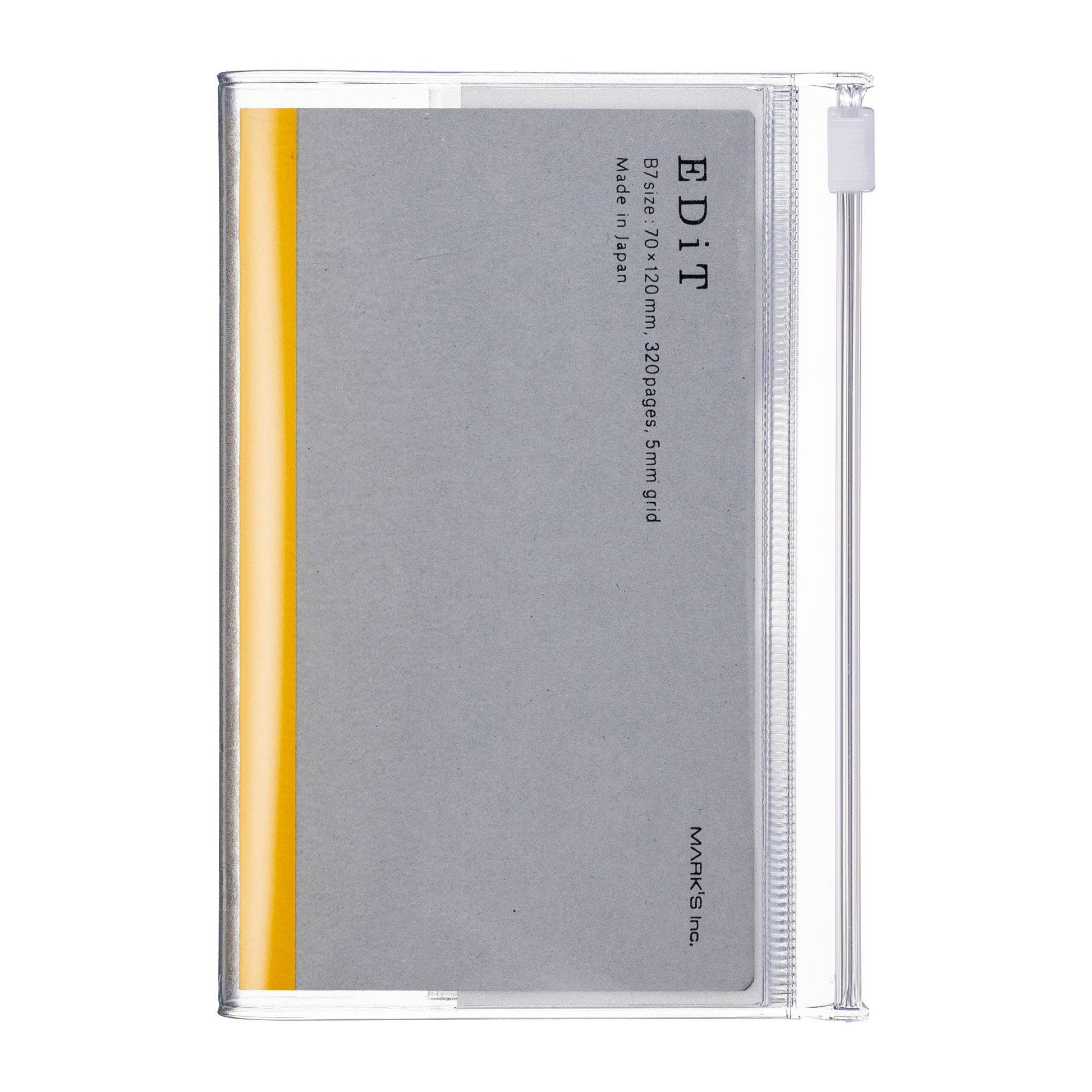 MARK'S Inc. Notebooks & Notepads Clear Grid Notebook B7 with Cover / EDiT