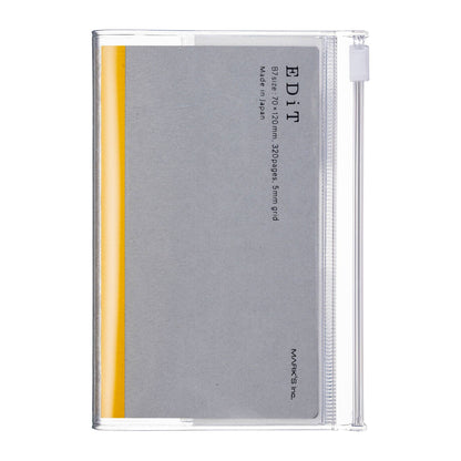 MARK'S Inc. Notebooks & Notepads Clear Grid Notebook B7 with Cover / EDiT