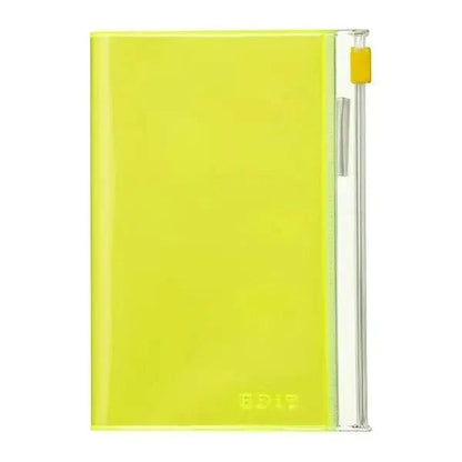 MARK'S Inc. Notebooks & Notepads Neon Yellow Grid Notebook B7 with Cover / EDiT