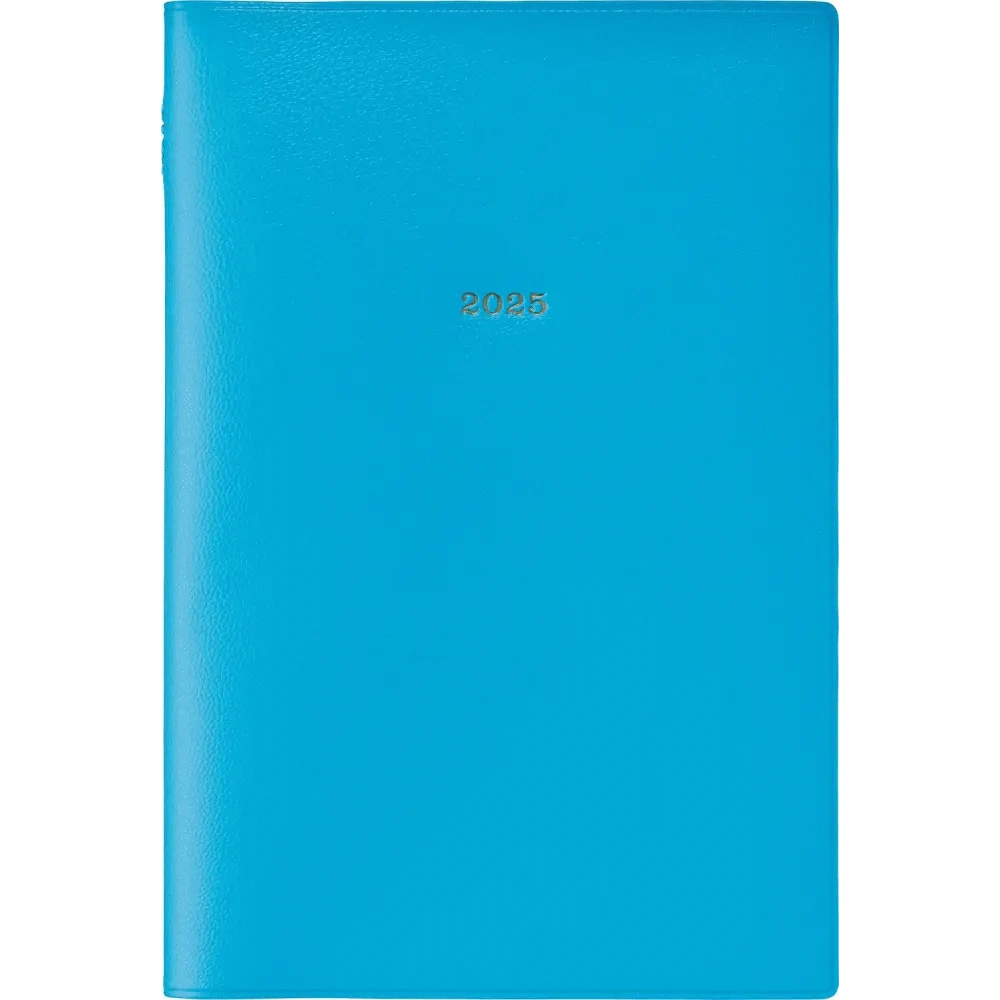 MARK'S Inc. Notebooks & Notepads Vivid Color Deep Sky Blue EDiT Planner 2025 Weekly Vertical B6